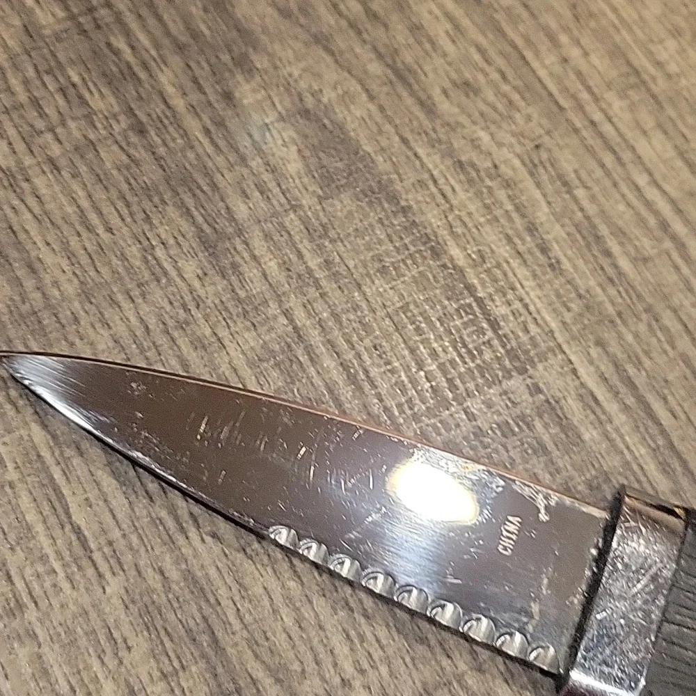 Black and Silver(Stainless) Scottish Dress Knife/ Athame